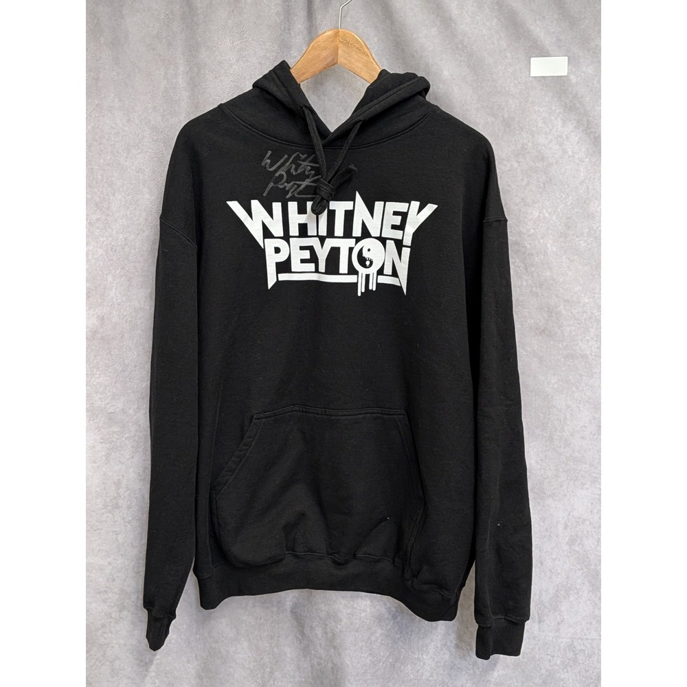 Whitney Peyton Hoodie Black Men Large With‎ Signature C111
